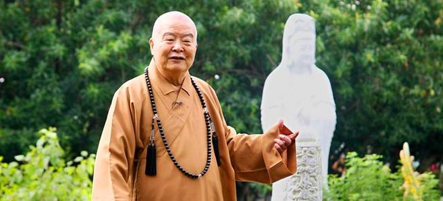 星云大师:长相年轻 是因为心地善良