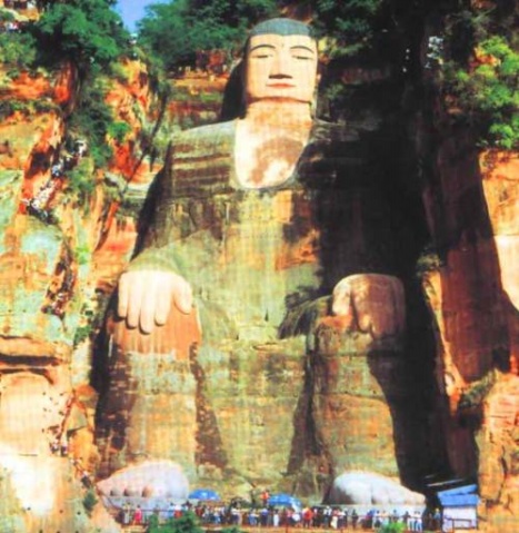 乐山大佛三次显灵